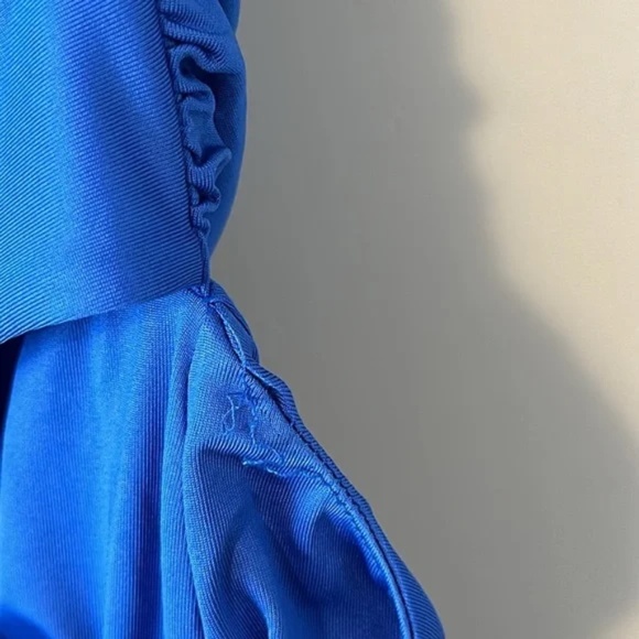 Lucy In The Sky Melina Bodycon Side Slit Dress in Blue - Picture 11 of 13